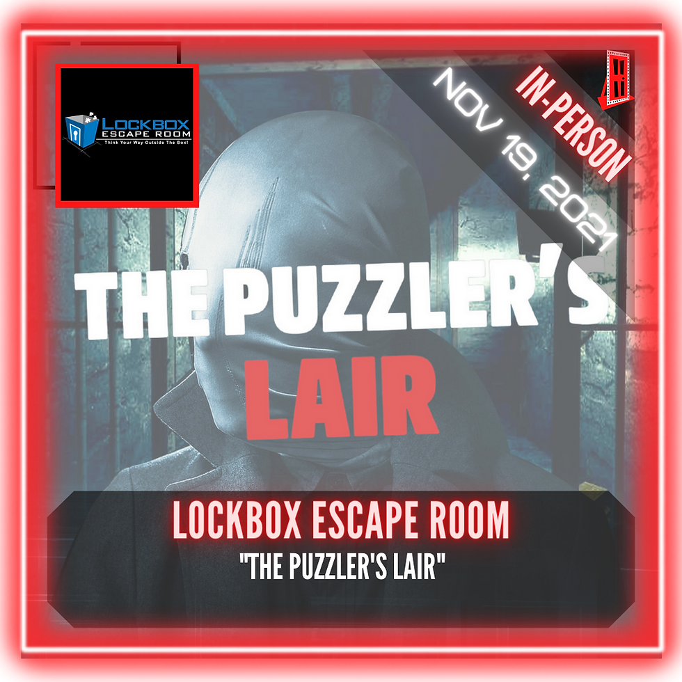 Lockbox Escape Room - "The Puzzler's Lair"