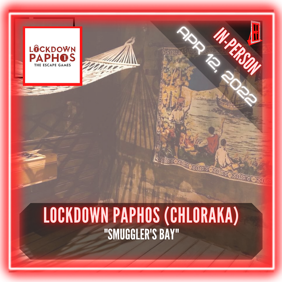 Lockdown Paphos (Chloraka) - "Smuggler's Bay"