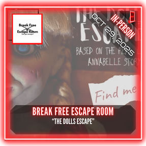 Break Free Escape Room - "The Dolls Escape"