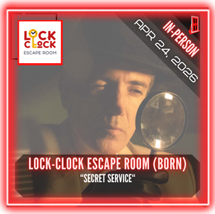 Lock-Clock Escape Room (Born) - "Secret Service"