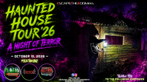 2026 H4LL0W33N Haunted House Tour - A N16HT 0F T3RR0R!!