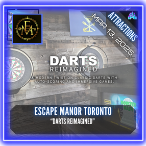 Escape Manor Toronto - "Darts Reimagined"