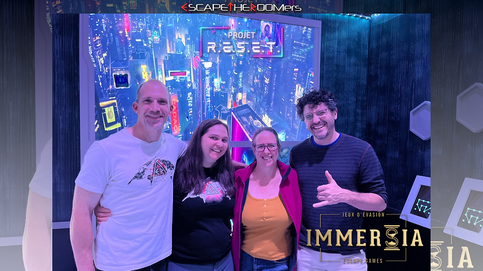 Immersia Escape Games - "Project R.E.S.E.T."