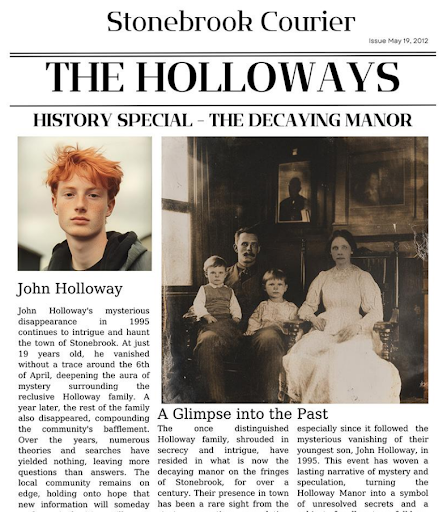 Ink & Clues - "Secrets of the Holloway Manor"
