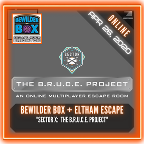 Bewilder Box Escape Room/Eltham Escape Rooms - Sector X: The B.R.U.C.E. Project