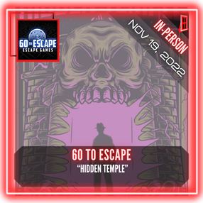 60 to Escape (Gurnee) - "Hidden Temple"