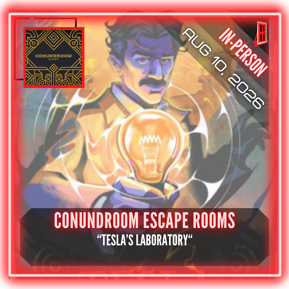 Conundroom Escape Rooms (Downtown Park) - Tesla's Laboratory"