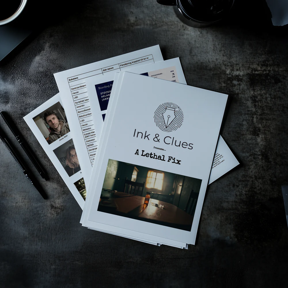 Ink & Clues - "A Lethal Fix"