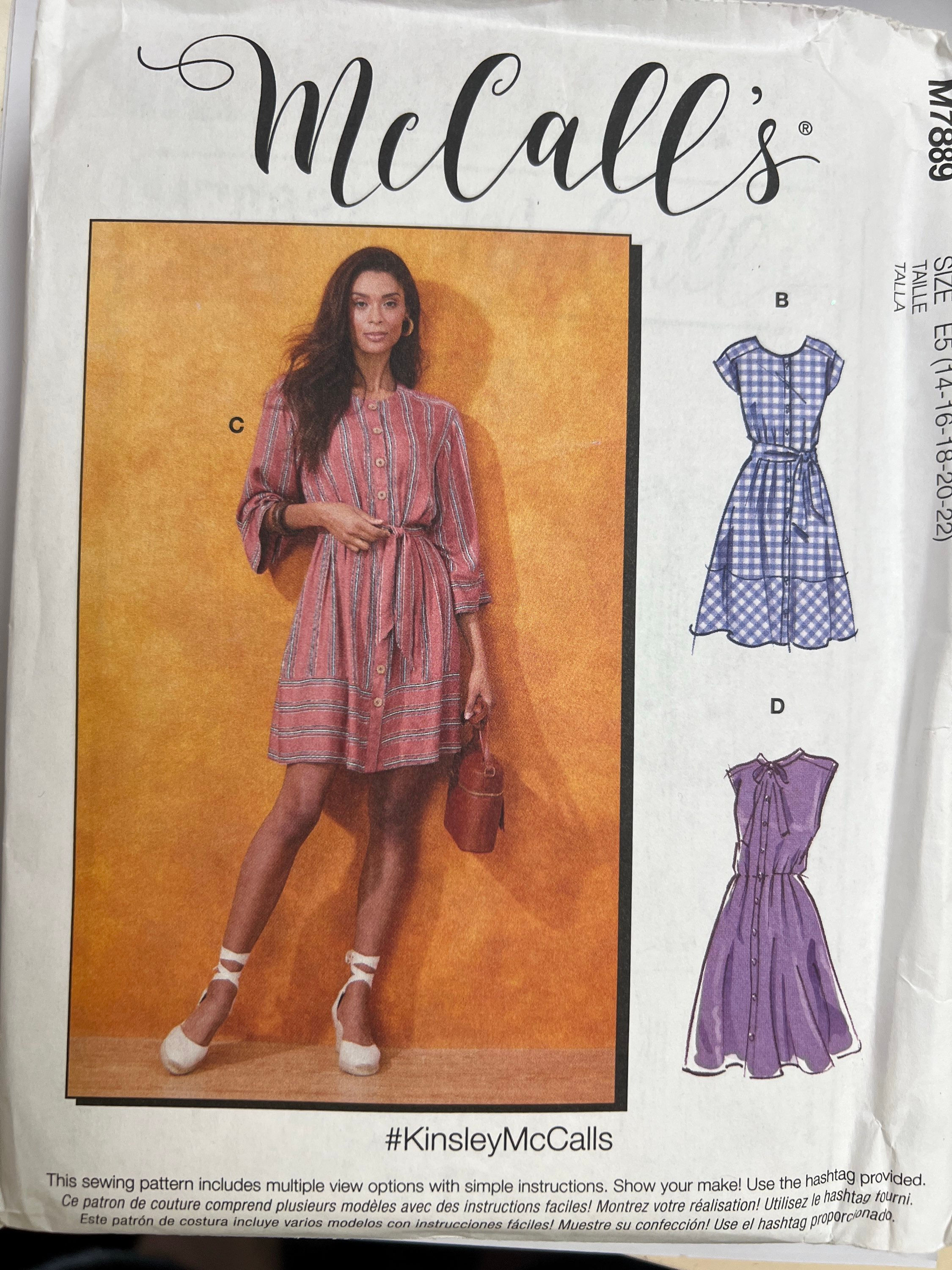 McCall's M7889 Misses' Tops & Dresses