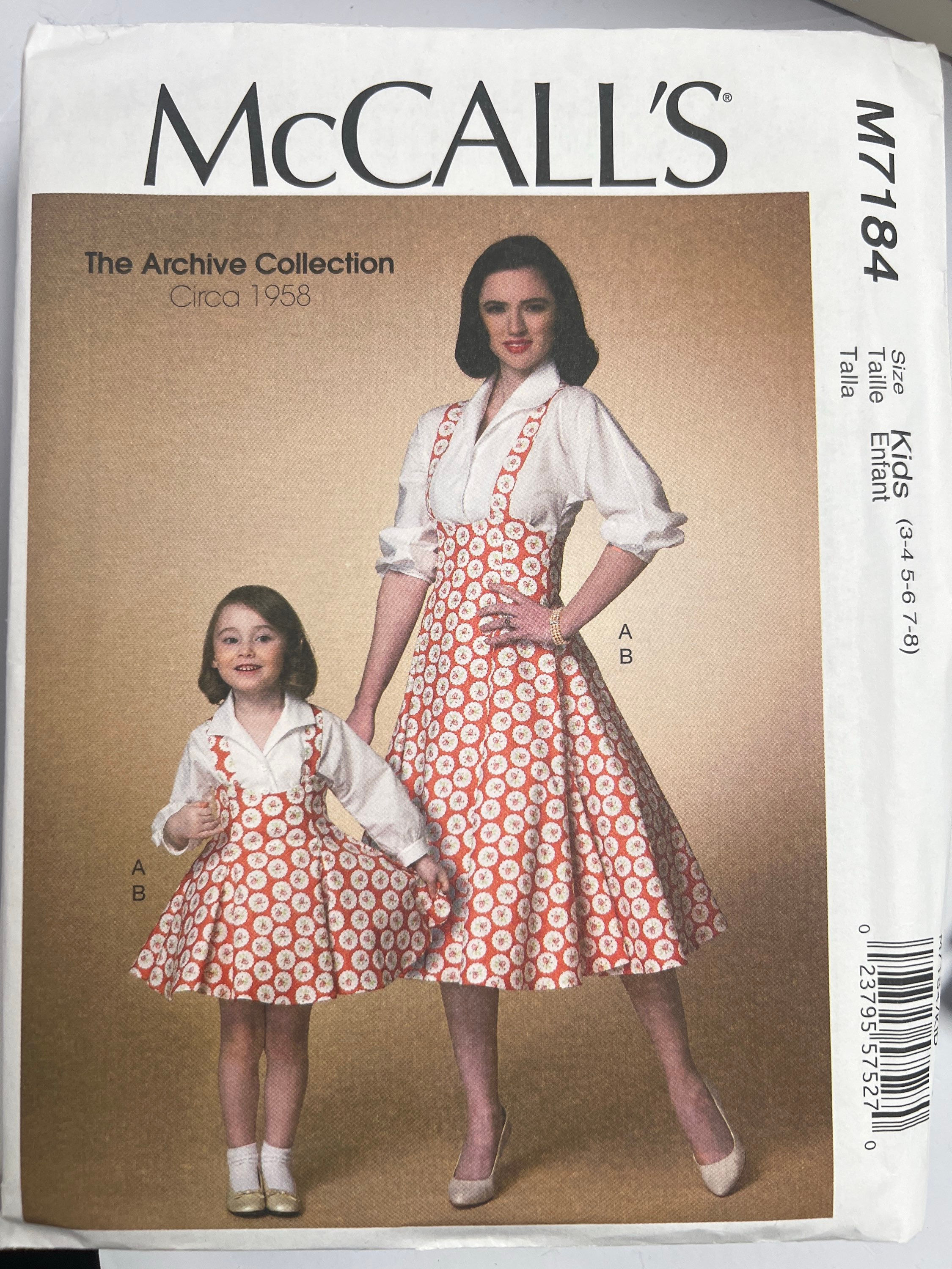 McCall's M7184 Misses' & Girls' Top & Jumper