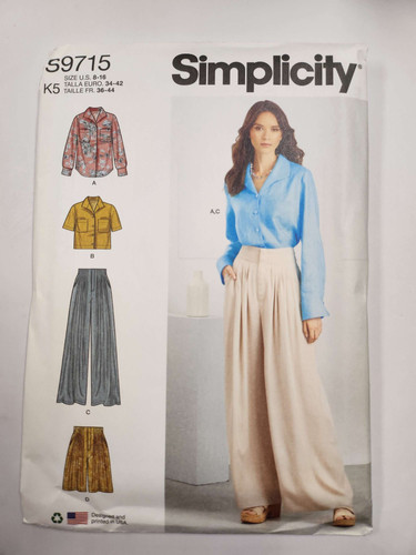SIMPLICITY S9715 Shirt, Pants and Shorts | FAB FABRICS
