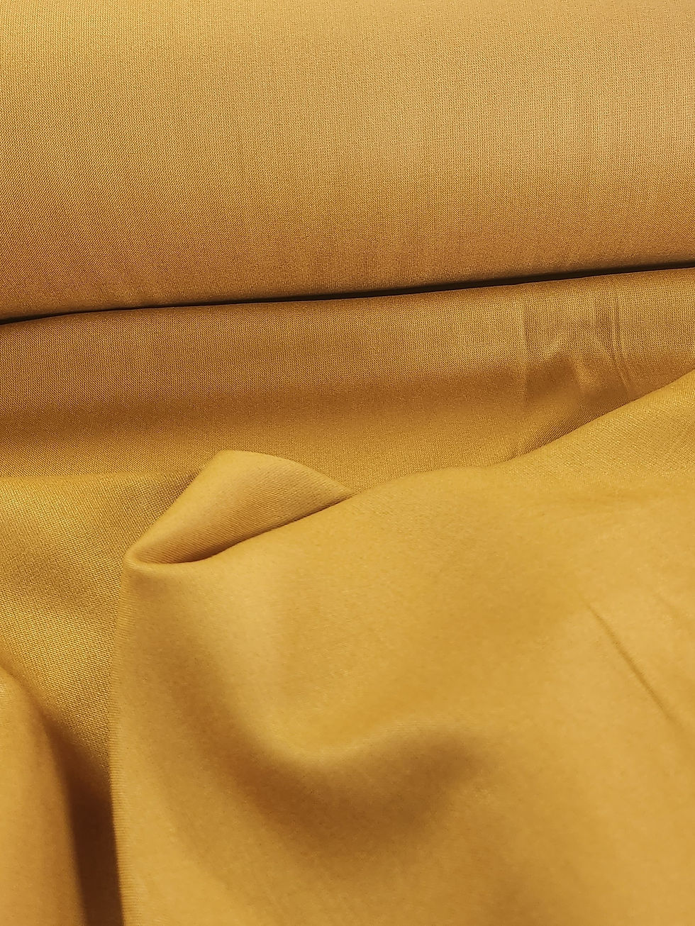 Spun Rayon Mustard
