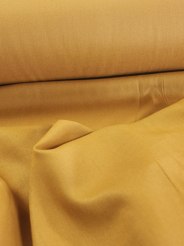 Mustard Rayon Rollup Sleeves A-Line Top
