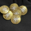 Thumbnail: Gold Crab Button  20mm