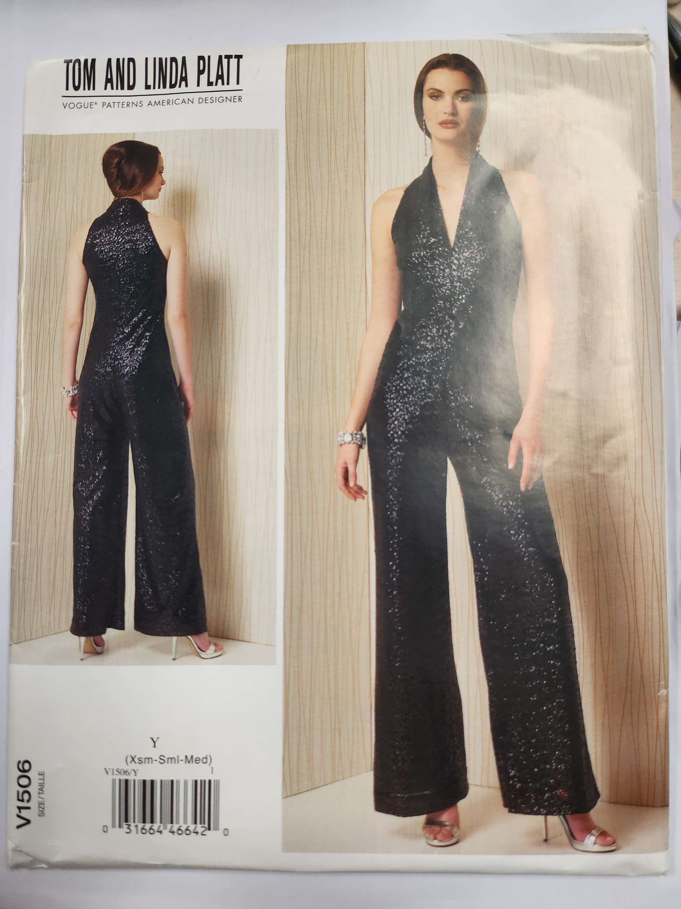 Vogue Patterns V1506 Misses'  Jumpsuit