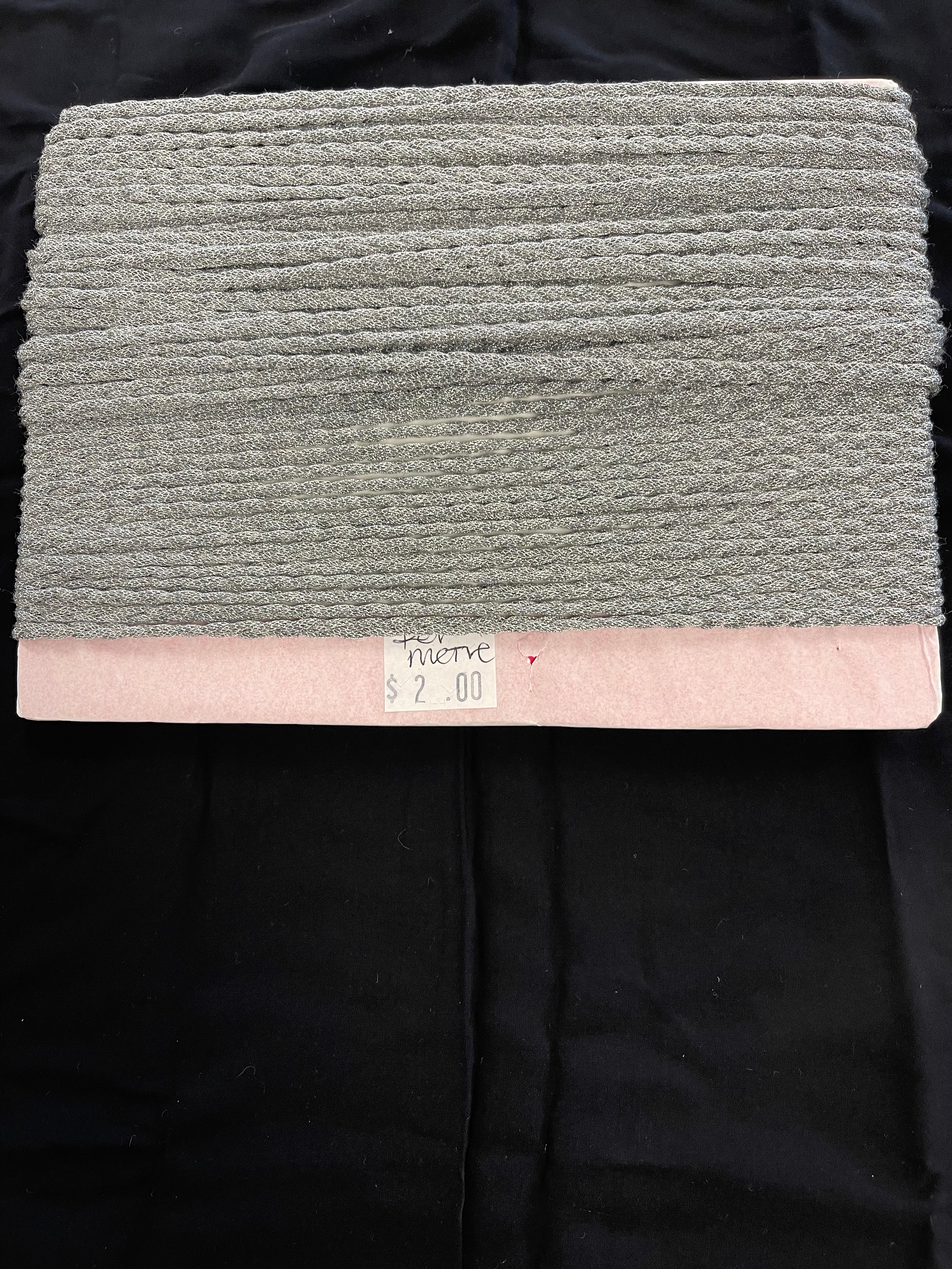 Silver Mesh Look Trim