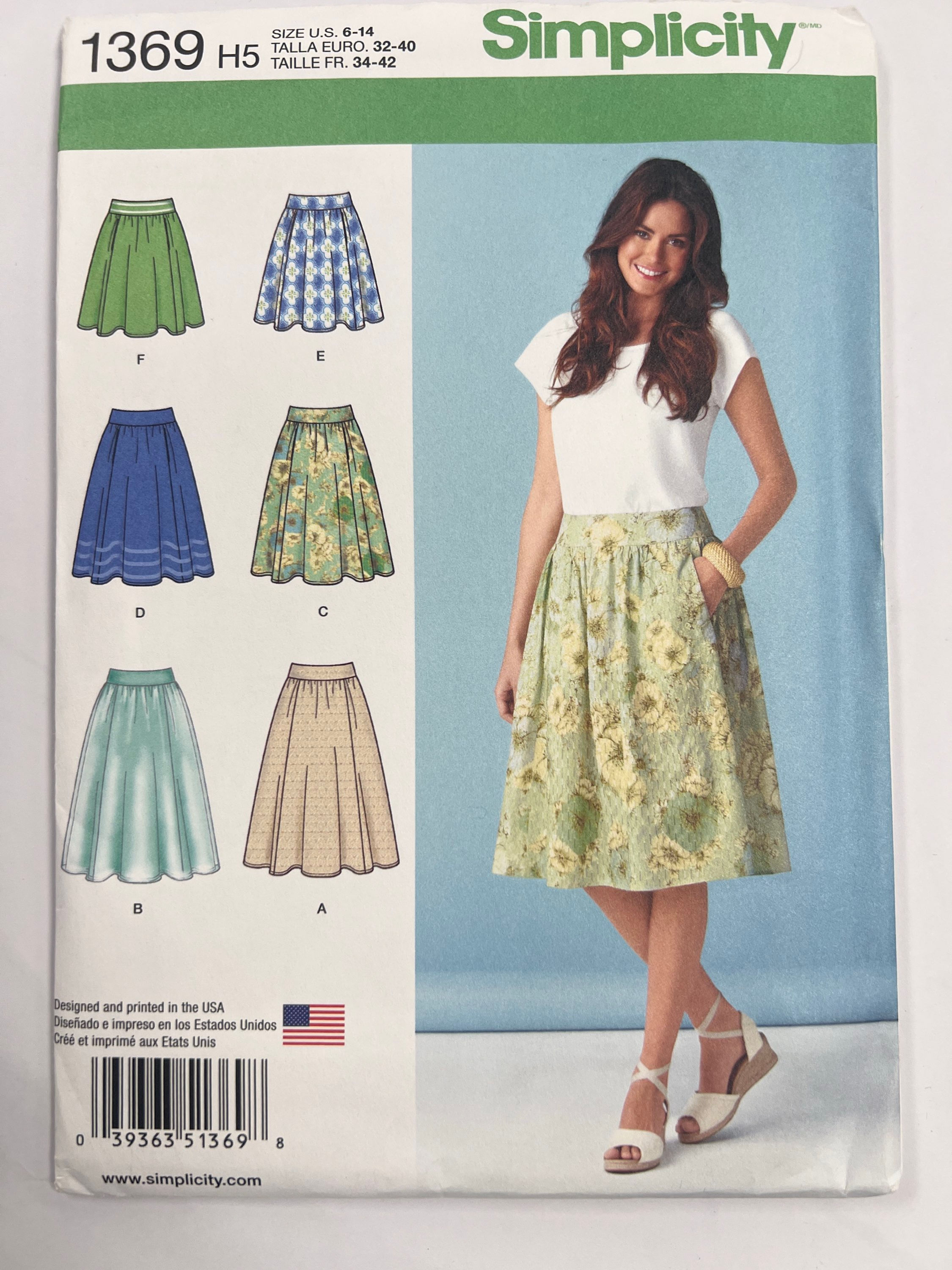 SIMPLICITY S1369 Misses' Skirt