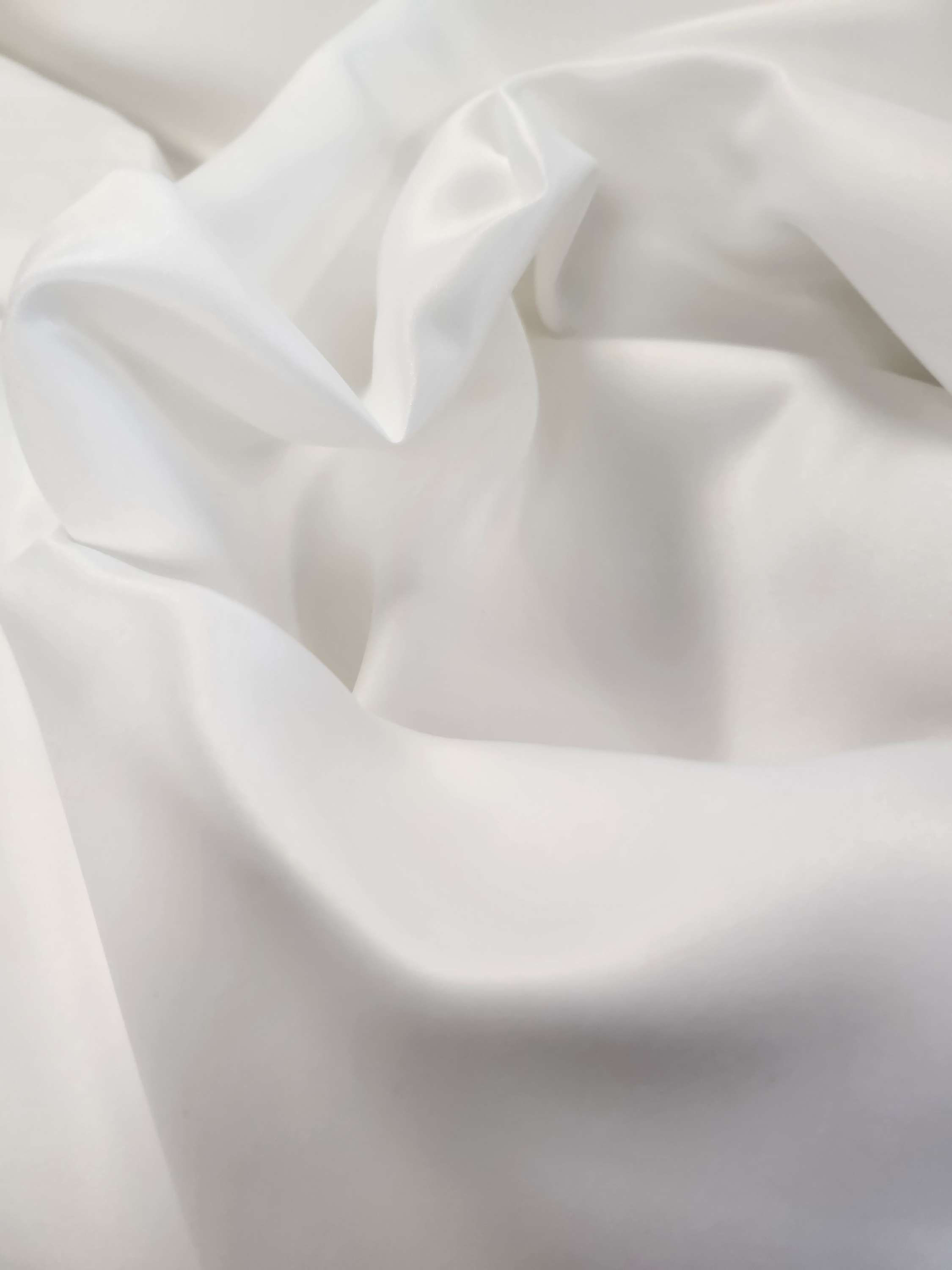 Delustred Satin Off White