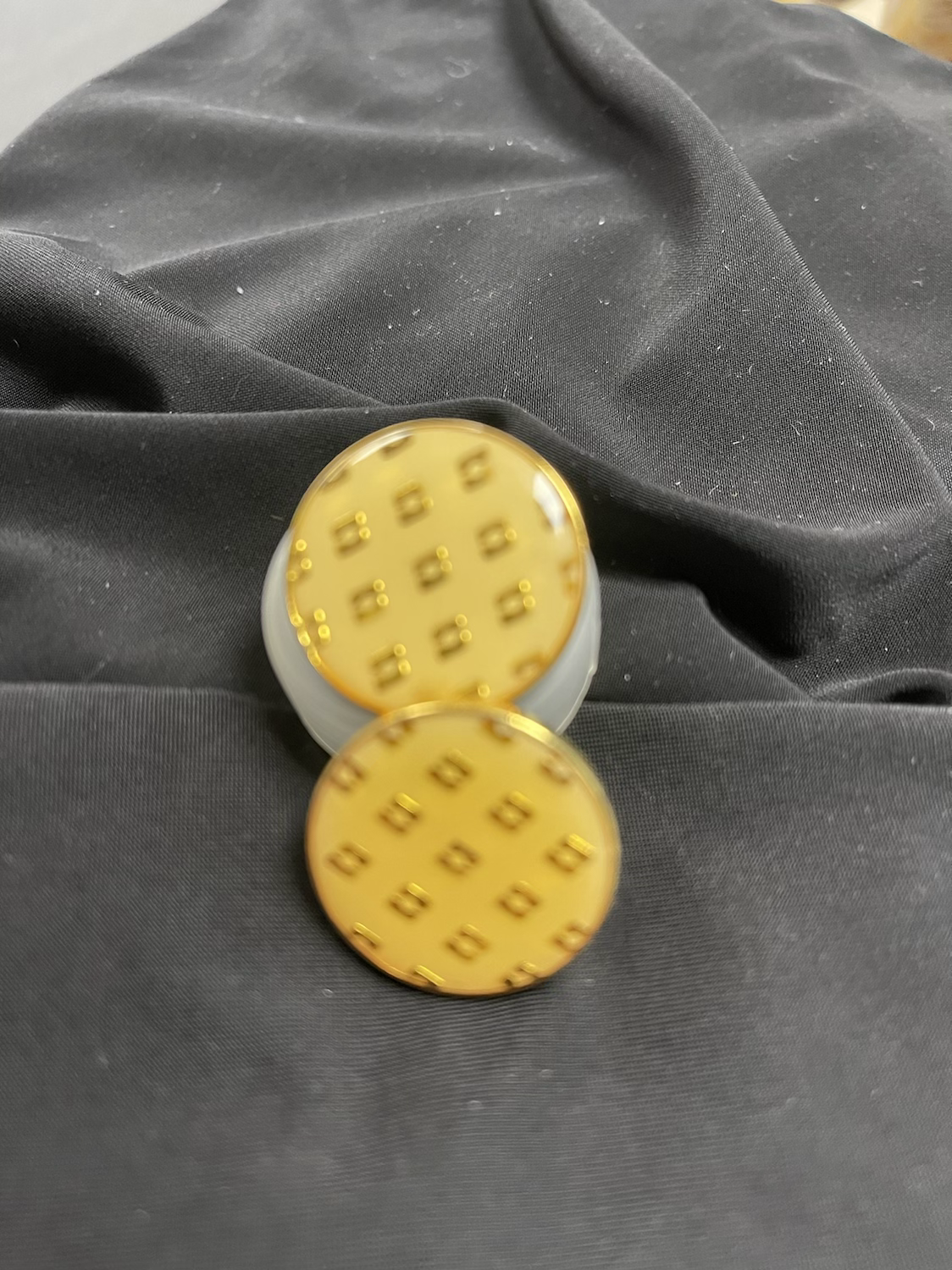 Gold Shangri la  Button  25mm