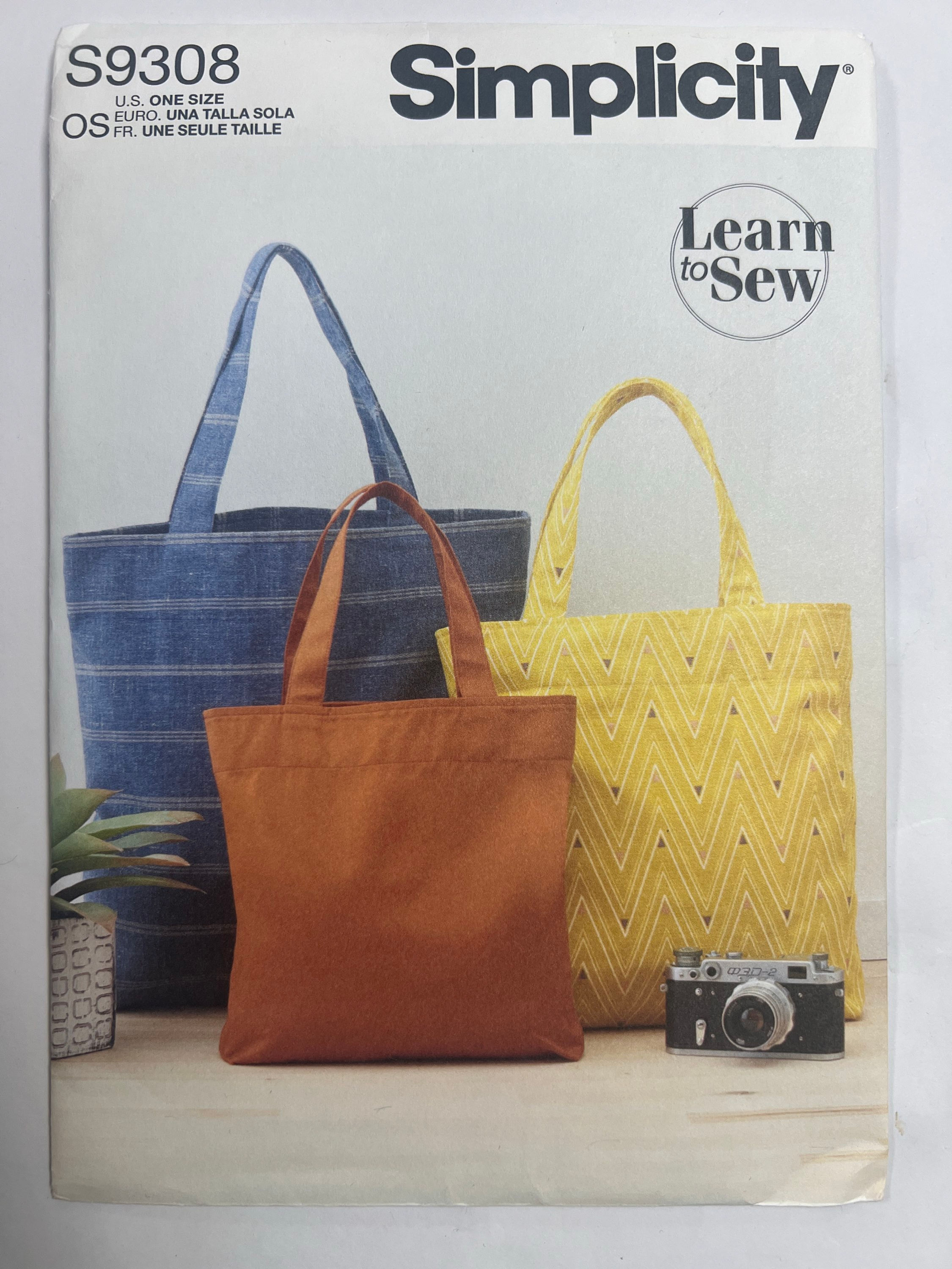 SIMPLICITY S9308 Tote Bags