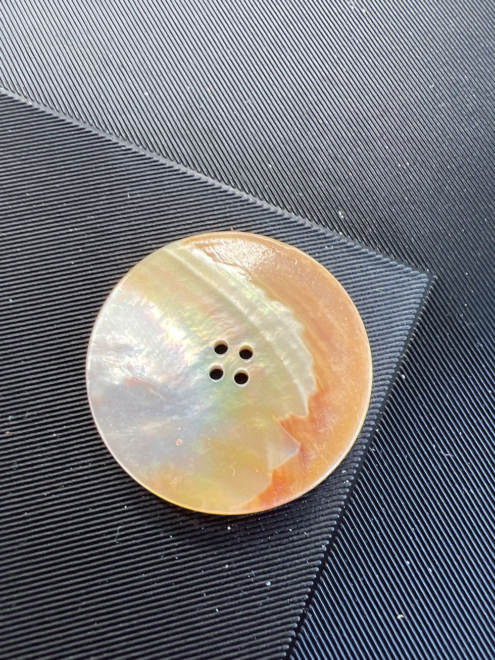 Thumbnail: Designer Pearl Shell I Love Button 4 Hole 35mm