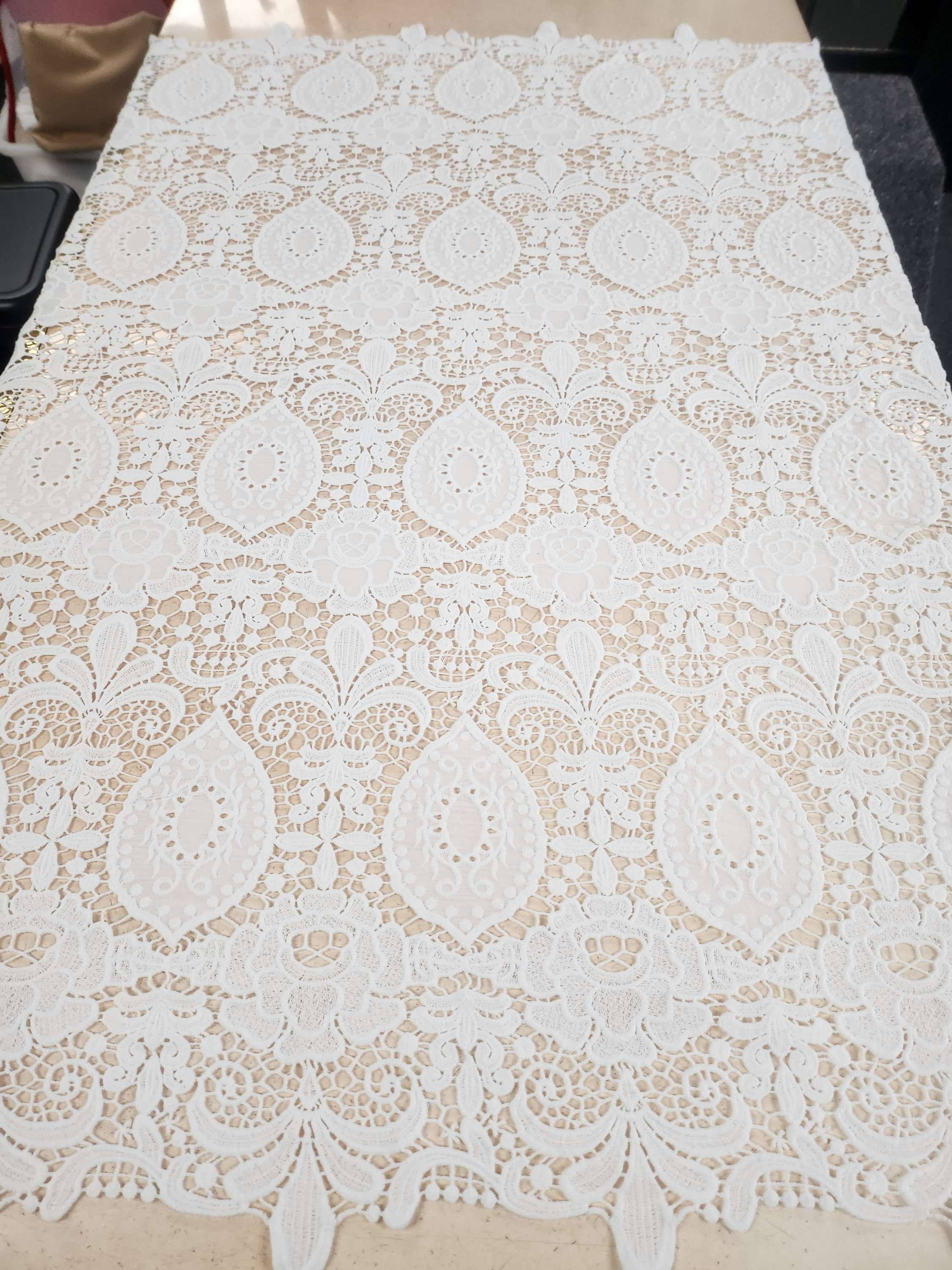 Stevie Nicks Cotton & Applique Lace Ivory