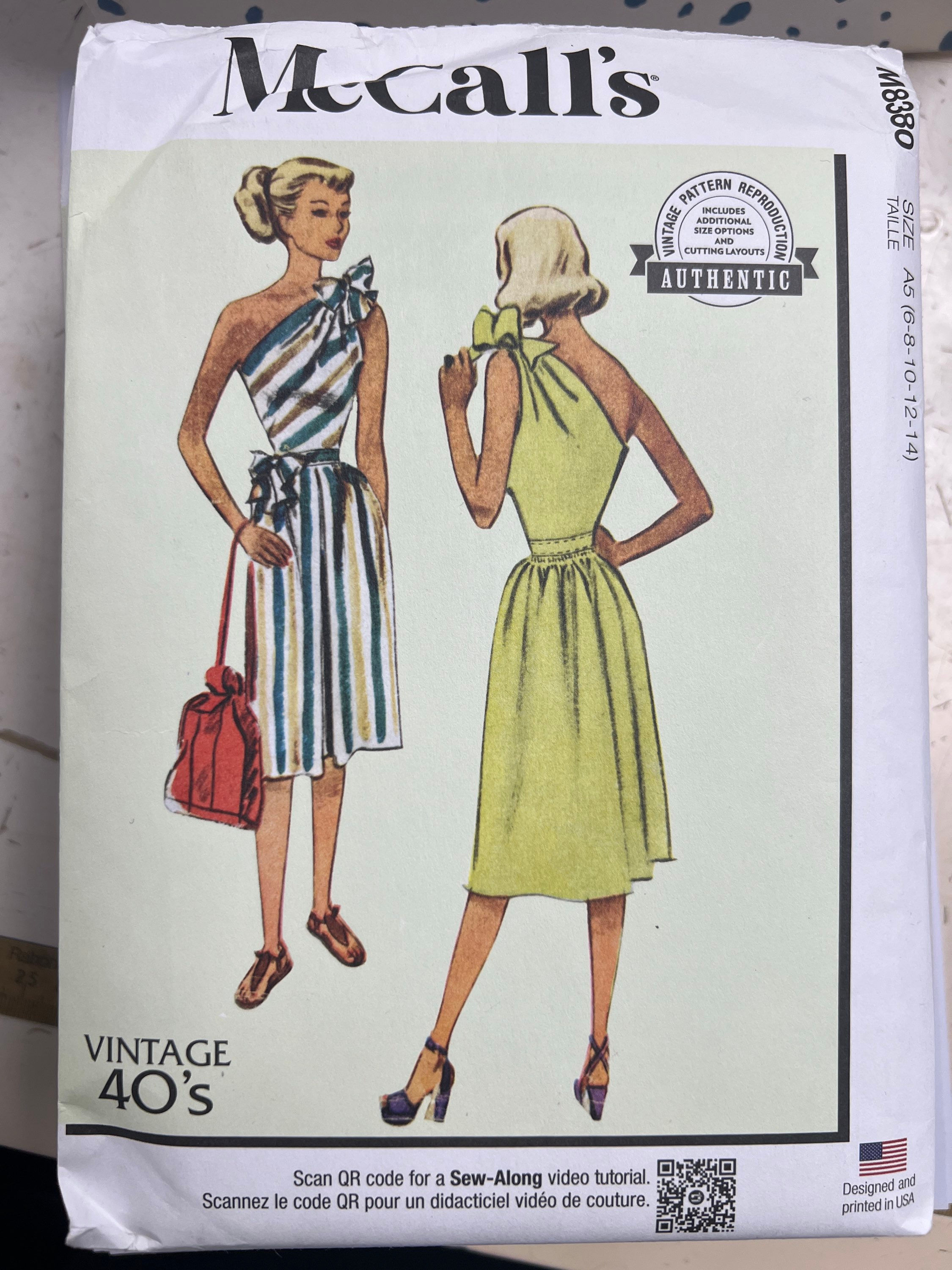 McCall's M8380 Misses' Dress