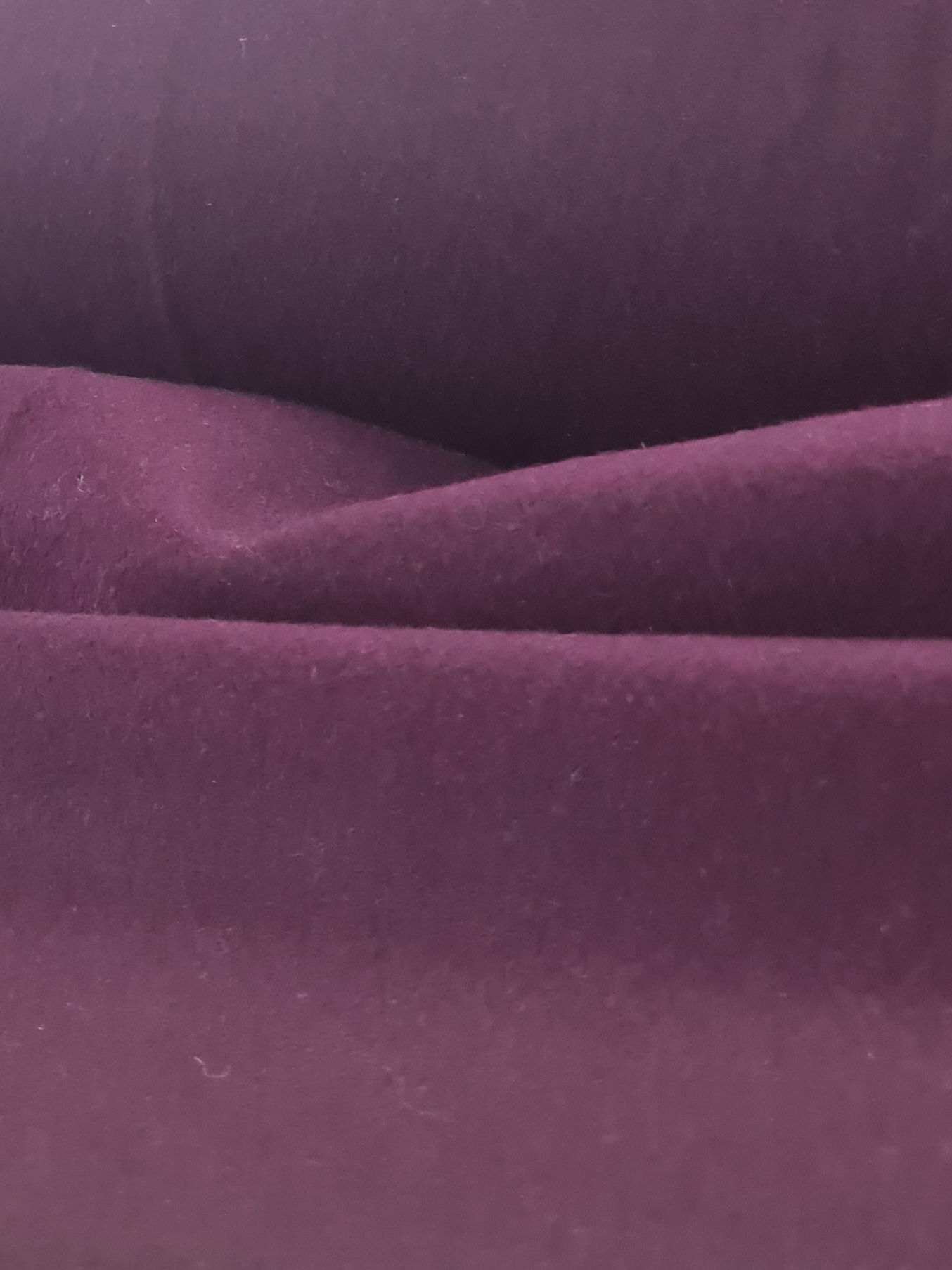 Wool/Viscose Coating Burgandy