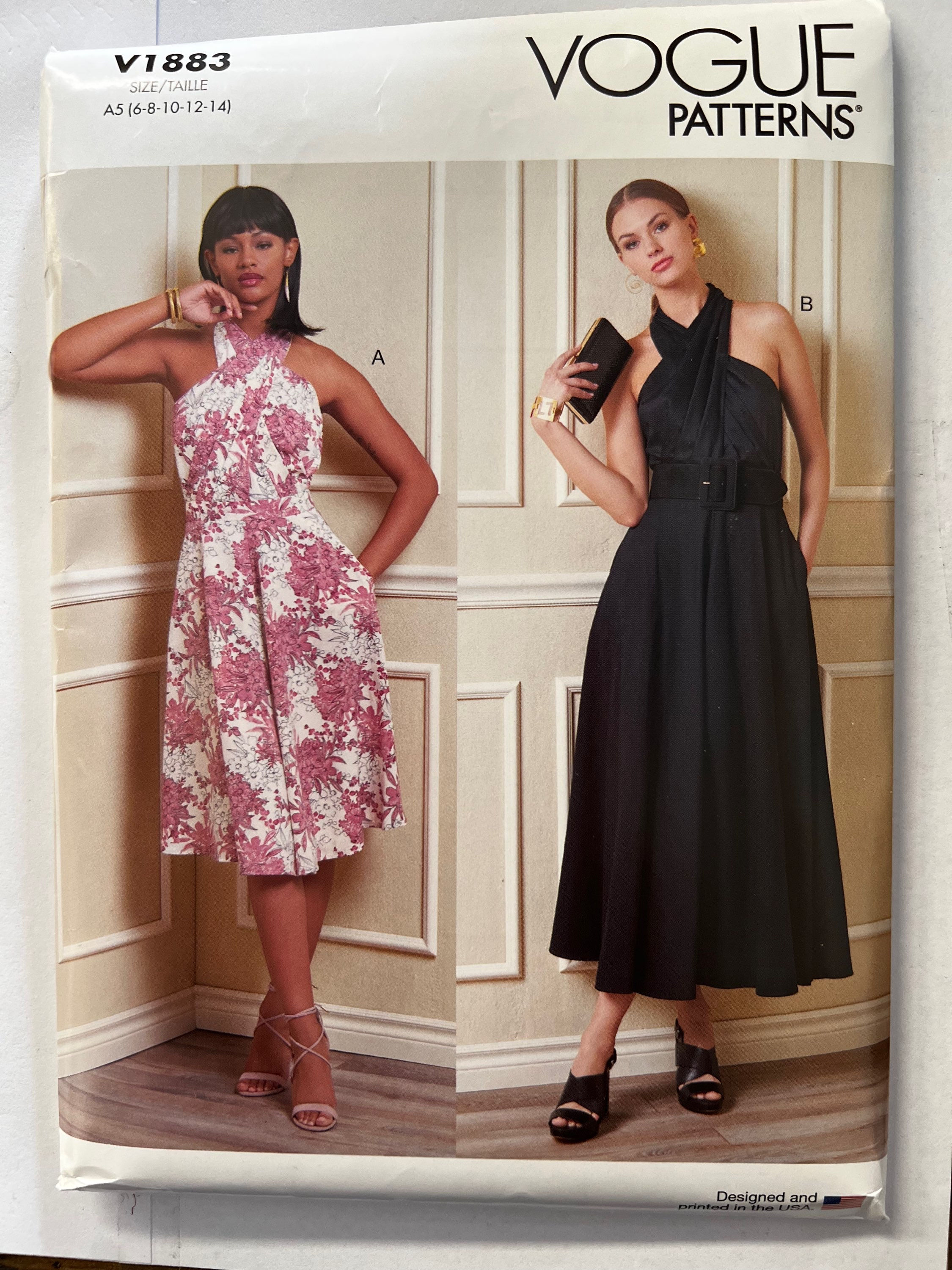 Vogue Patterns V1883 Misses'  Dress