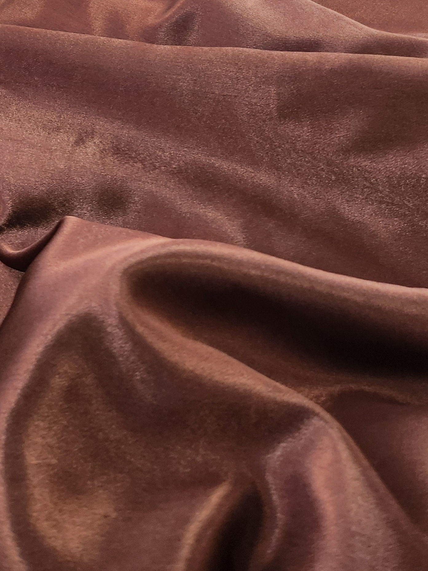 Satin Back Crepe Chocolate