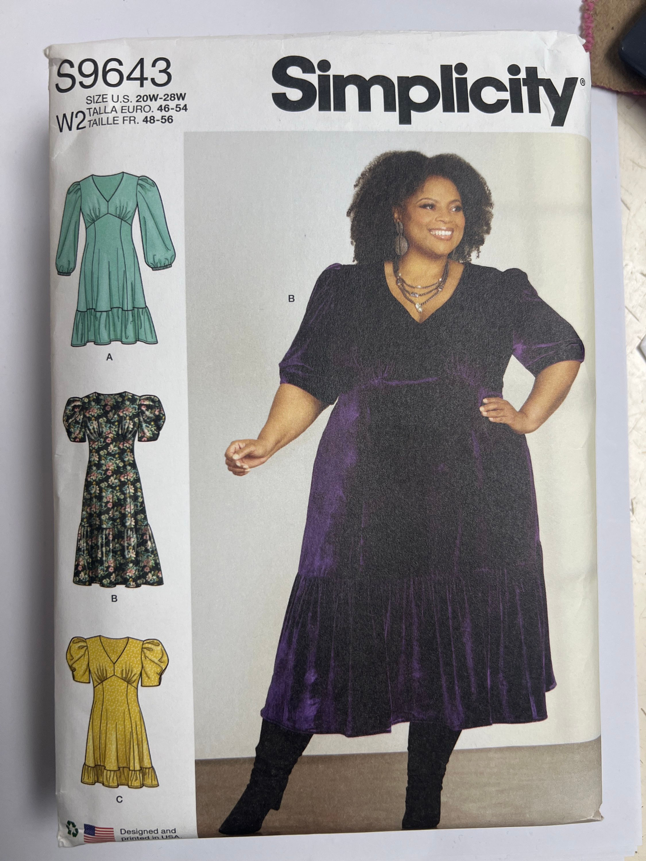 SIMPLICITY S9643 Misses' Dresses