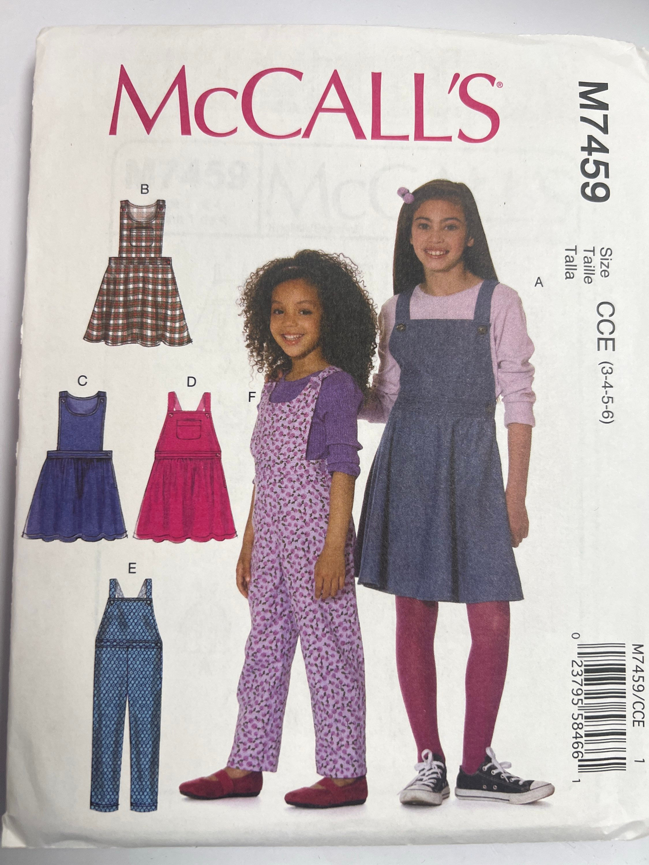 McCALL'S M7459 Misses'  Jumpers & Overalls