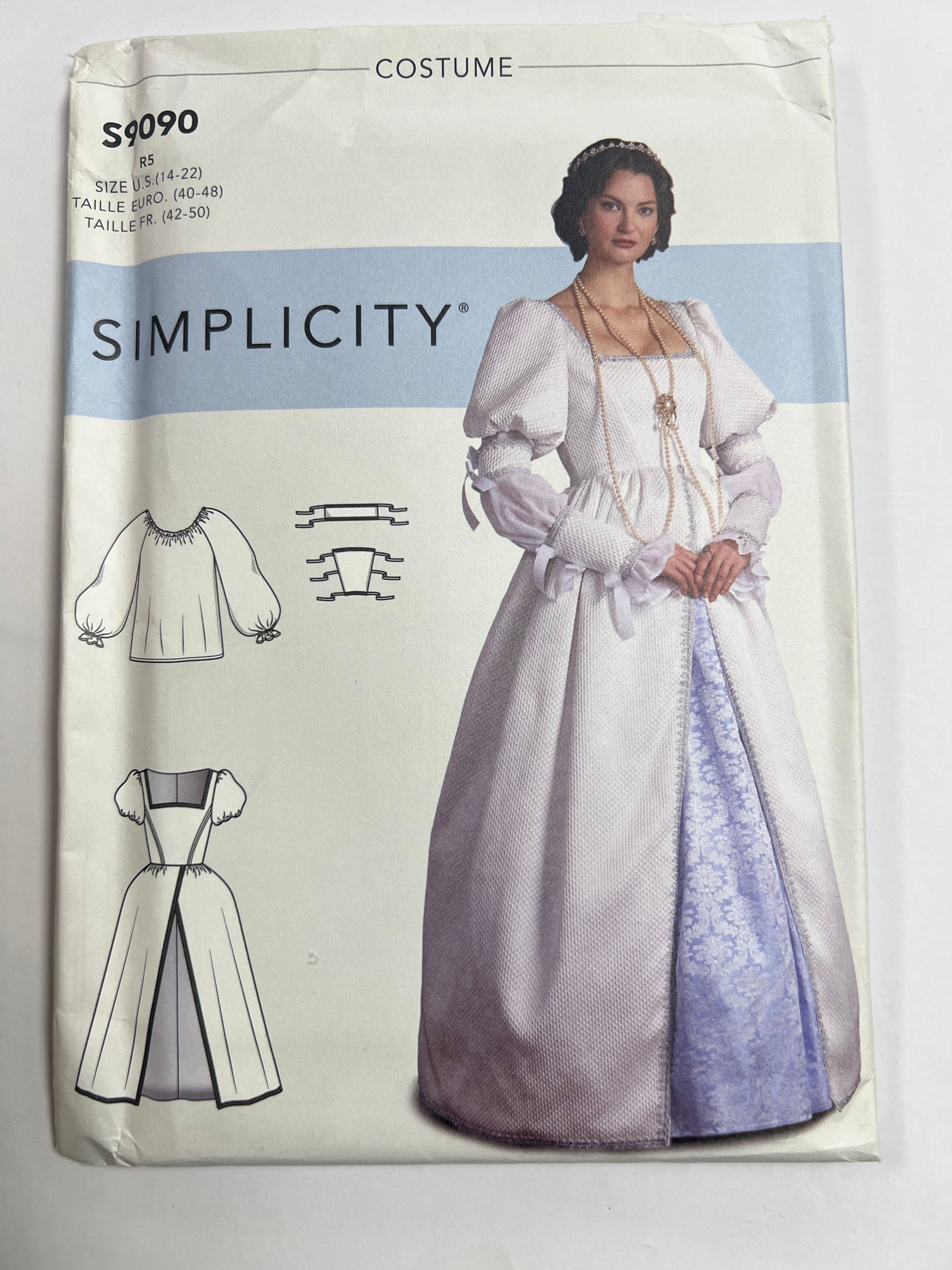 SIMPLICITY S9090  Misses' Costume