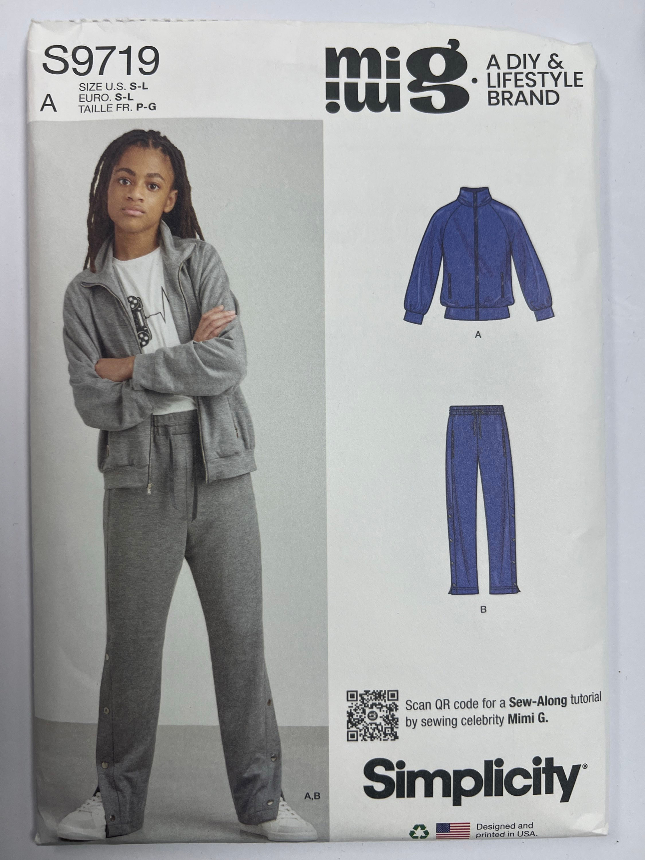 SIMPLICITY S9719 Boy's Knit Jacket and Pants