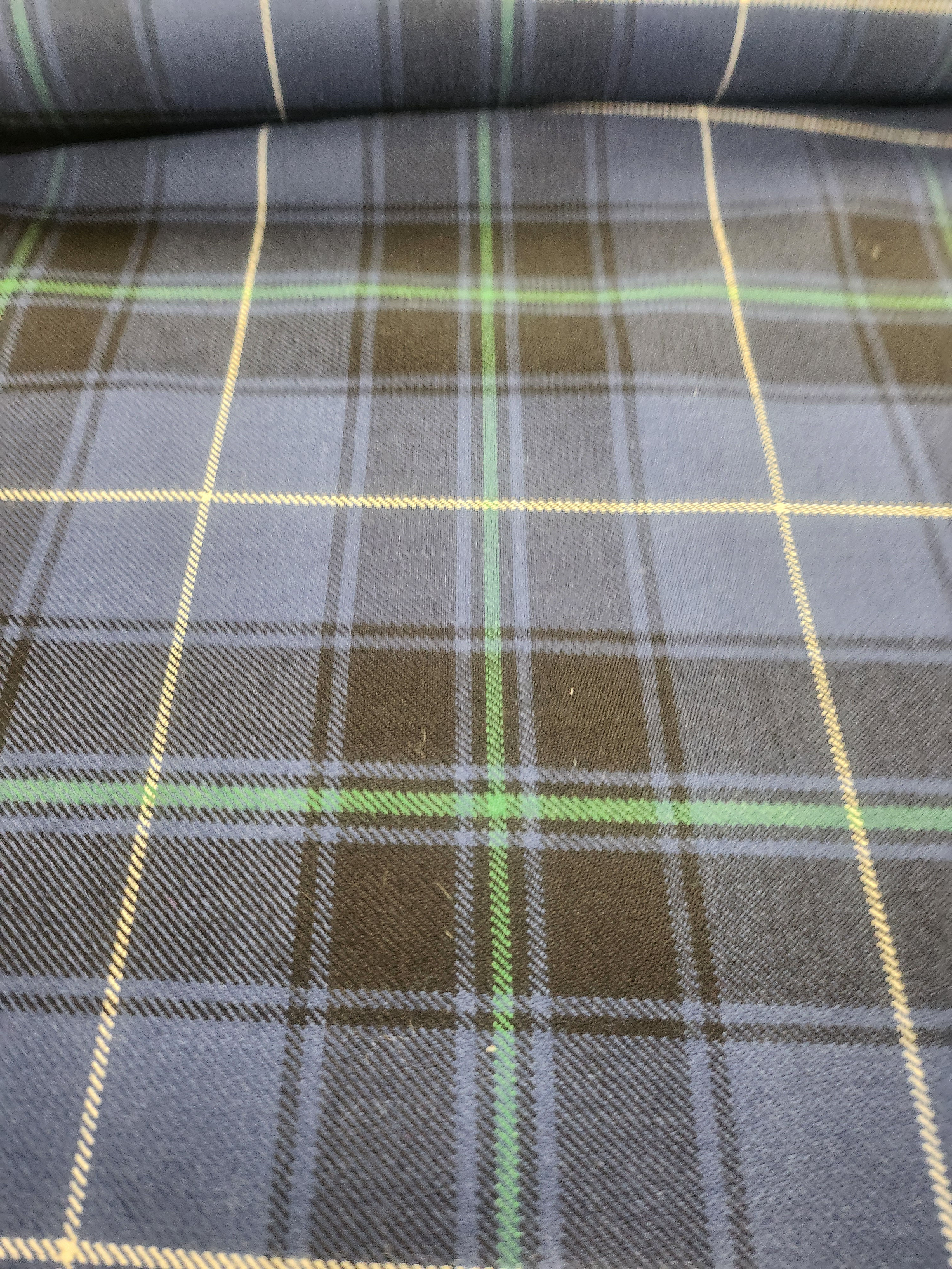 Auckland Tartan 100% Wool Gabardine
