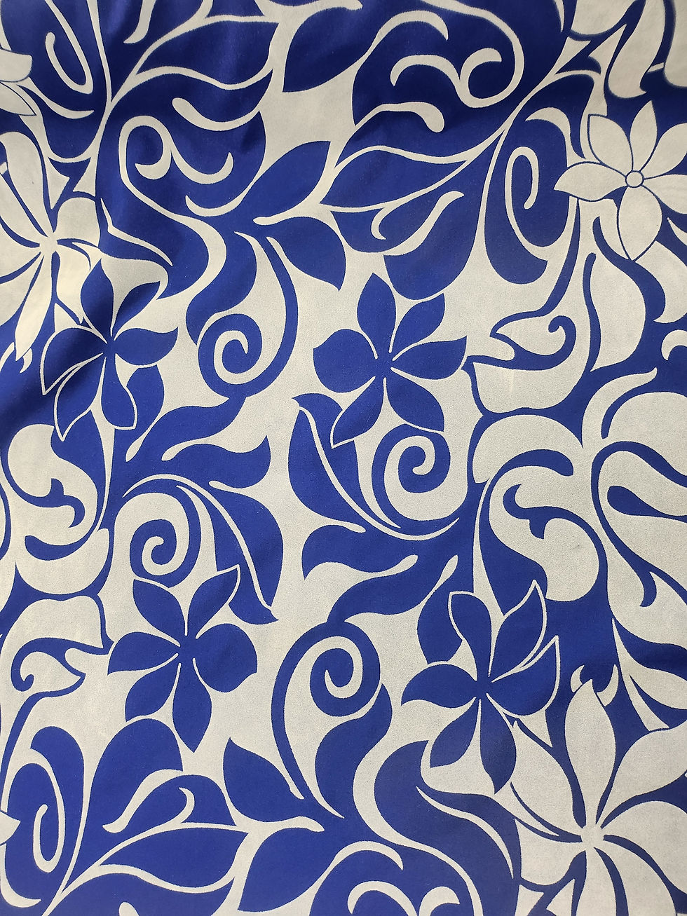 Thumbnail: New Season Print White/Royal Blue