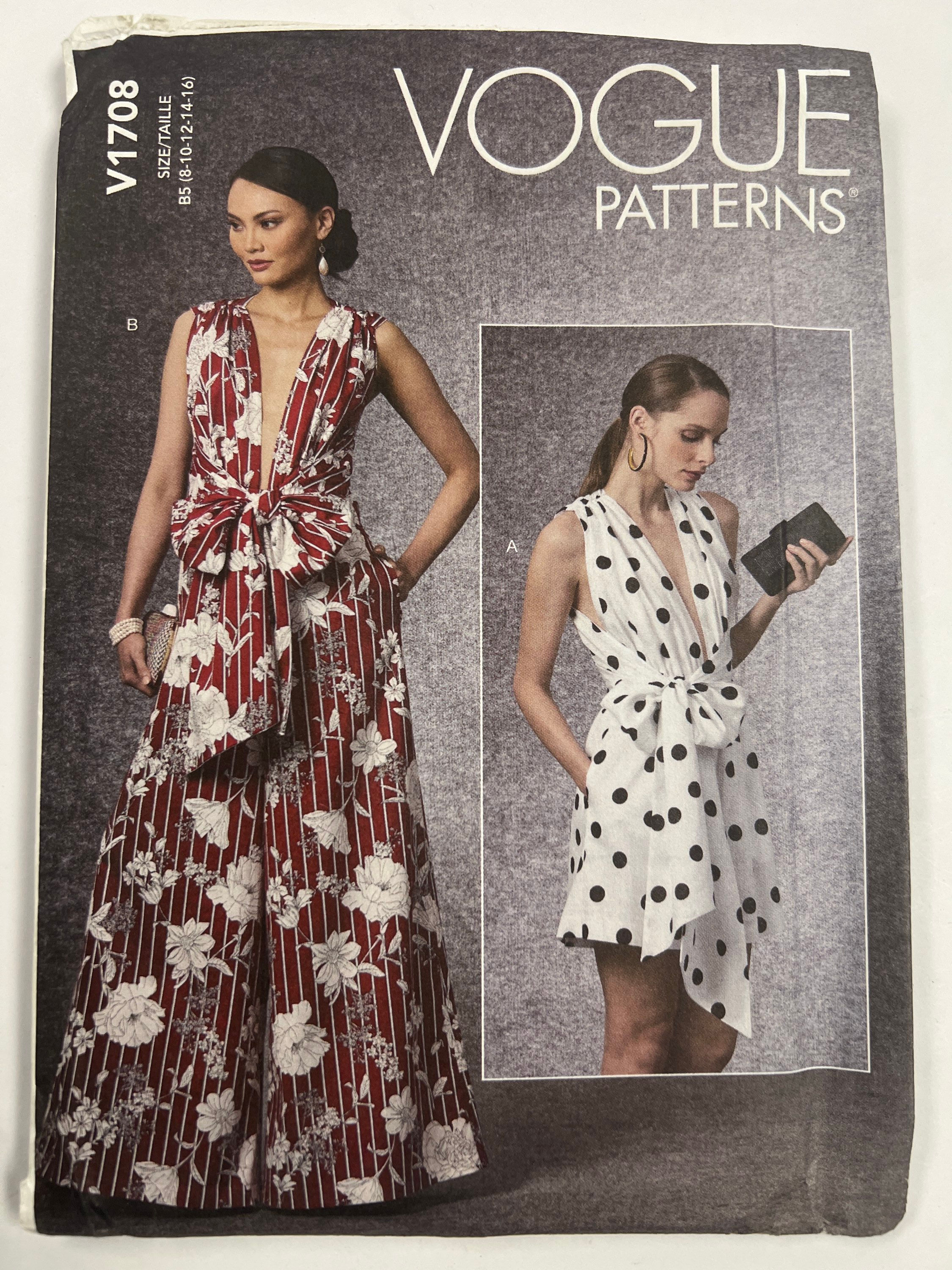 Vogue Patterns V1708 Misses' Jumpsuit