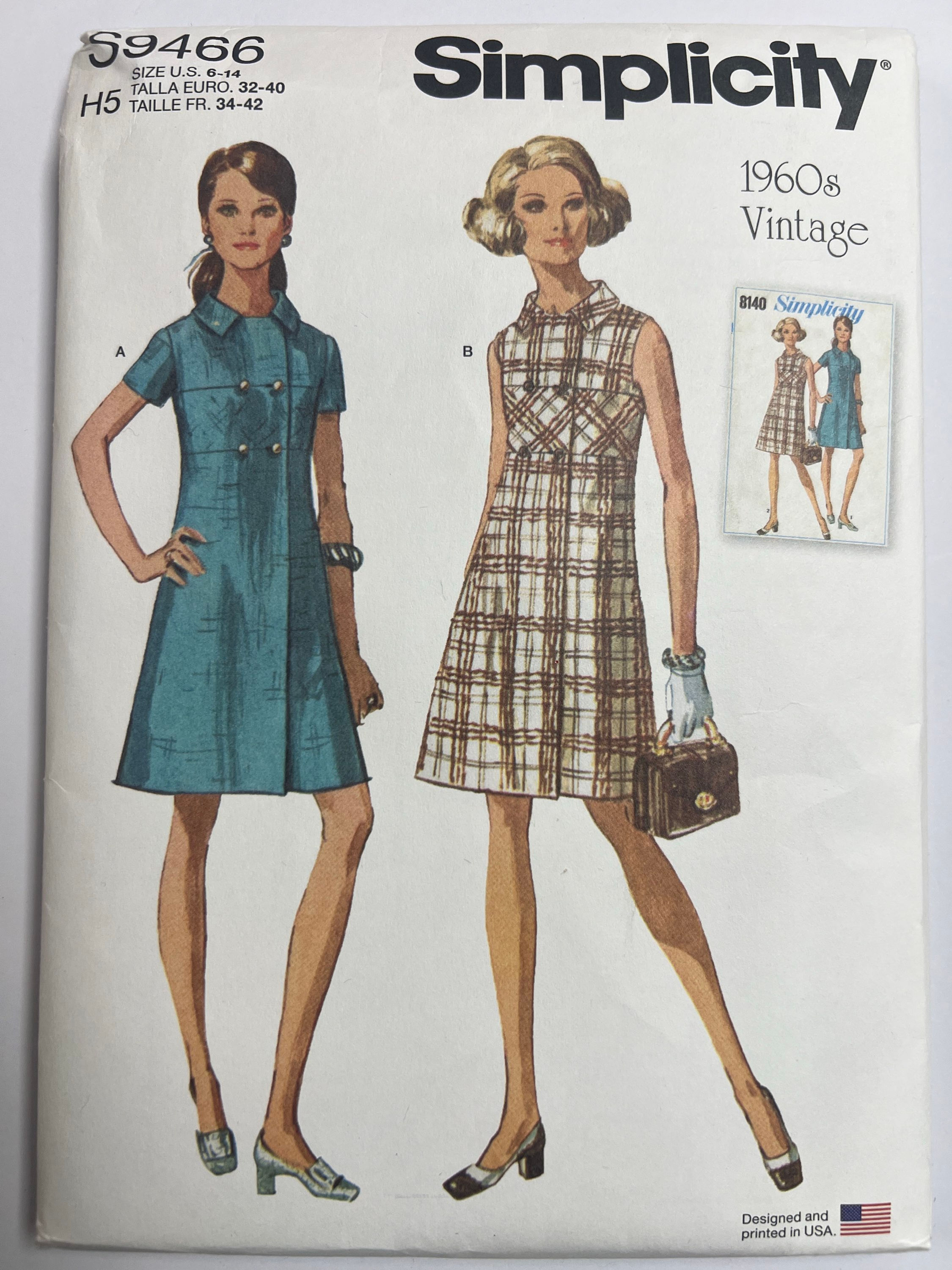 SIMPLICITY S9466  Misses' Dress