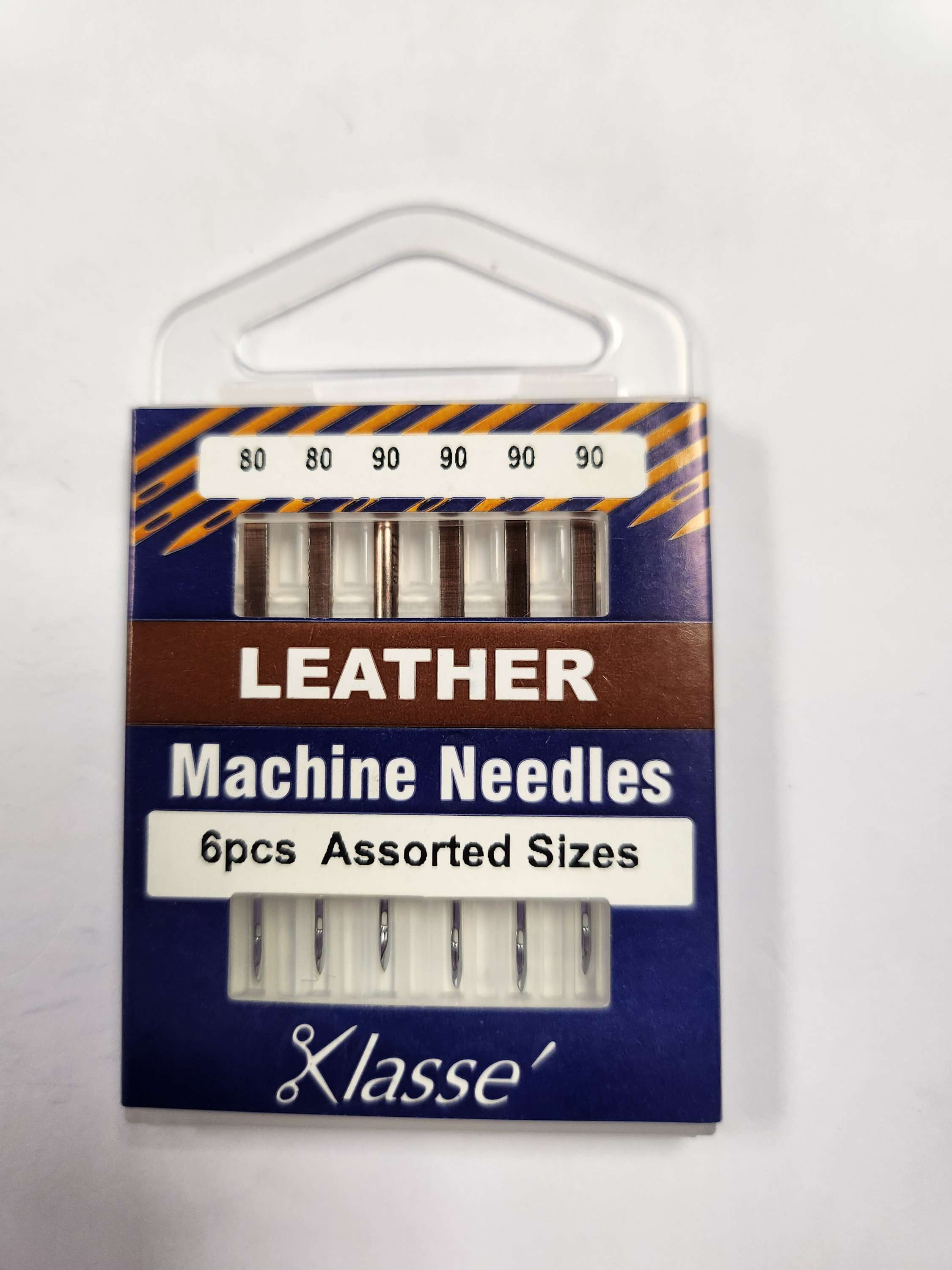 Klasse Machine Needles Leather Assorted Sizes 80,90