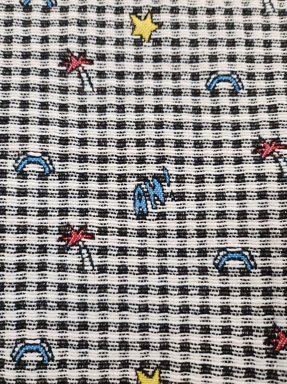 Thumbnail: Deveaux Checked Star Jacquard