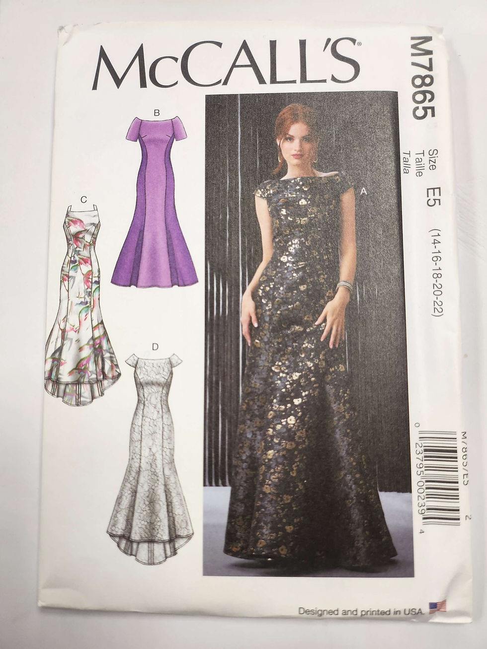 Thumbnail: McCALL'S M7865 Misses' Dress