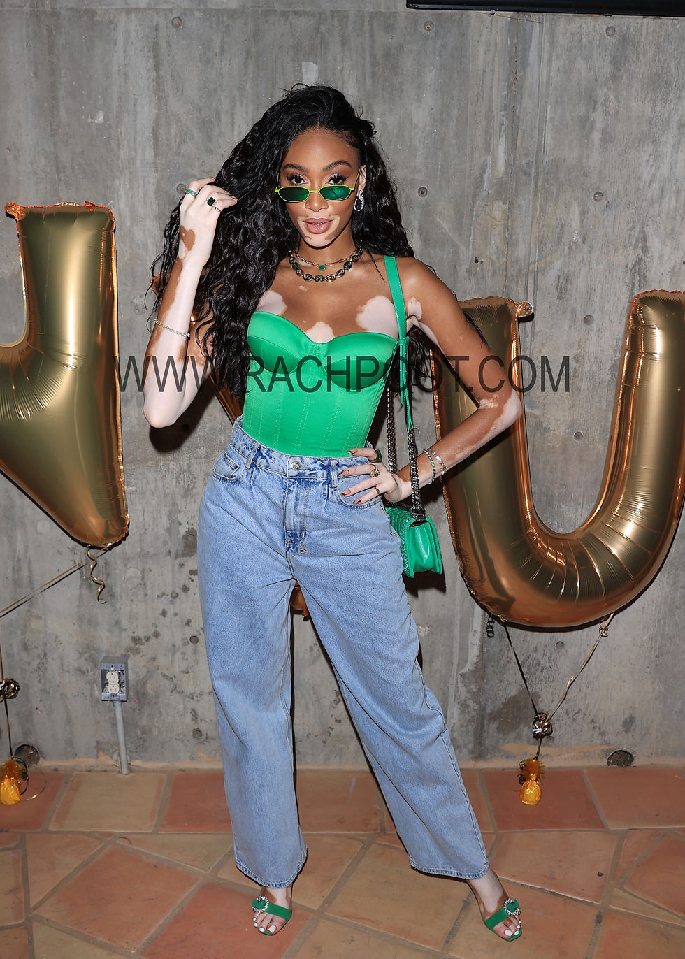 Winnie Harlow celebrates MannyUK's Birthday