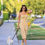 Thumbnail: Sara Sampaio looks stunning in a yellow dress while out walking her dog