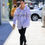 Thumbnail: Cara Santana looks stunning wearing a Balenciaga shirt running while errands