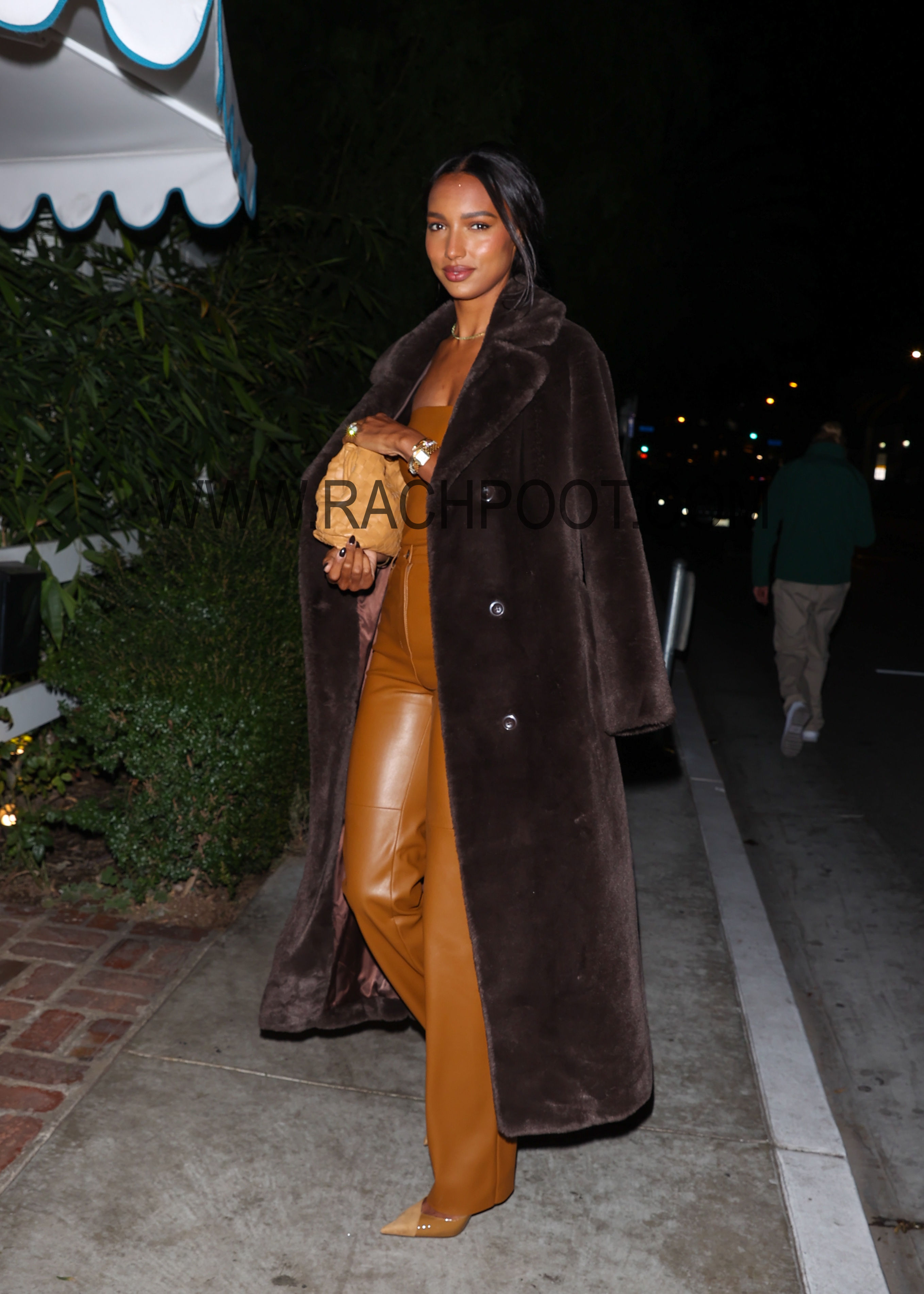 Jasmine Tookes stuns in RTA heading to dinner with BFF Josephine Skriver