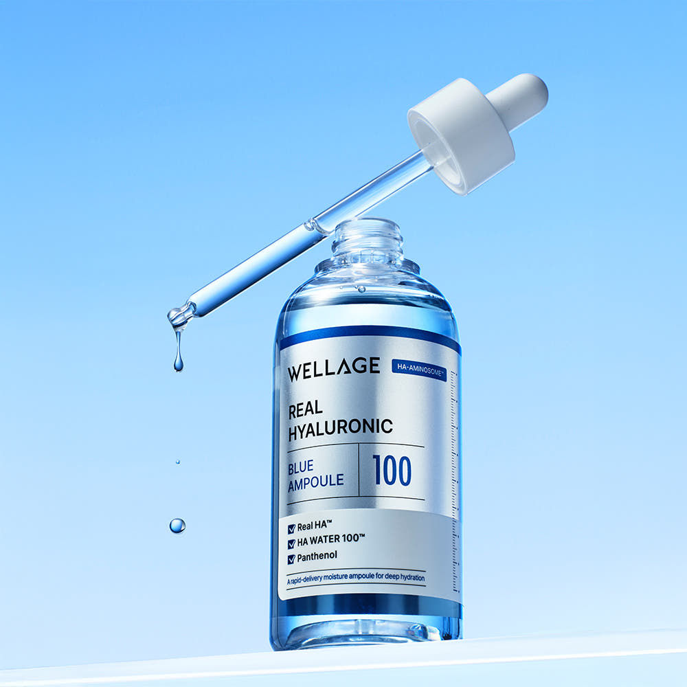 Real Hyaluronic Blue Ampoule 100ml – Wellage