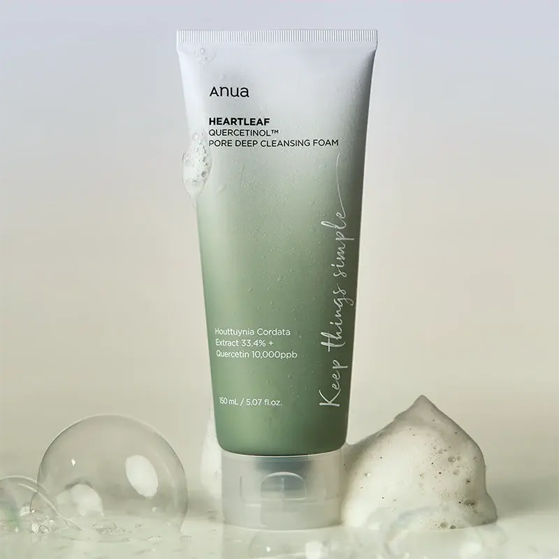 Heartleaf Quercetinol Pore Deep Cleansing Foam - ANUA