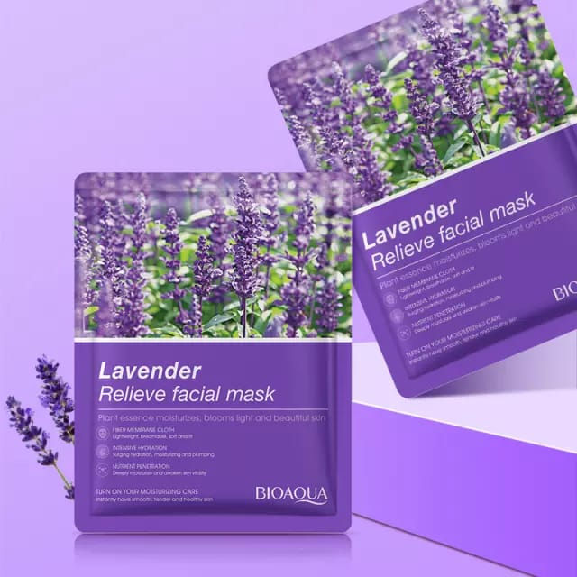 Lavender Relieve Facial Mask - BIOAQUA