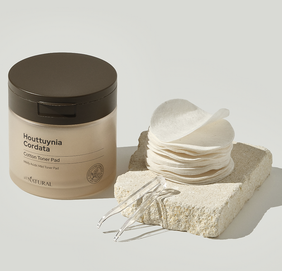 Miniature : Houttuynia Cordata Cotton Toner Pad - All Natural