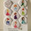 Miniature : magnets "princesses"